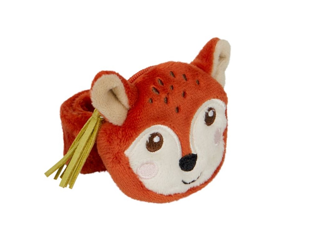 Schnapparmband mit Fach Wintertier Fuchs Armband