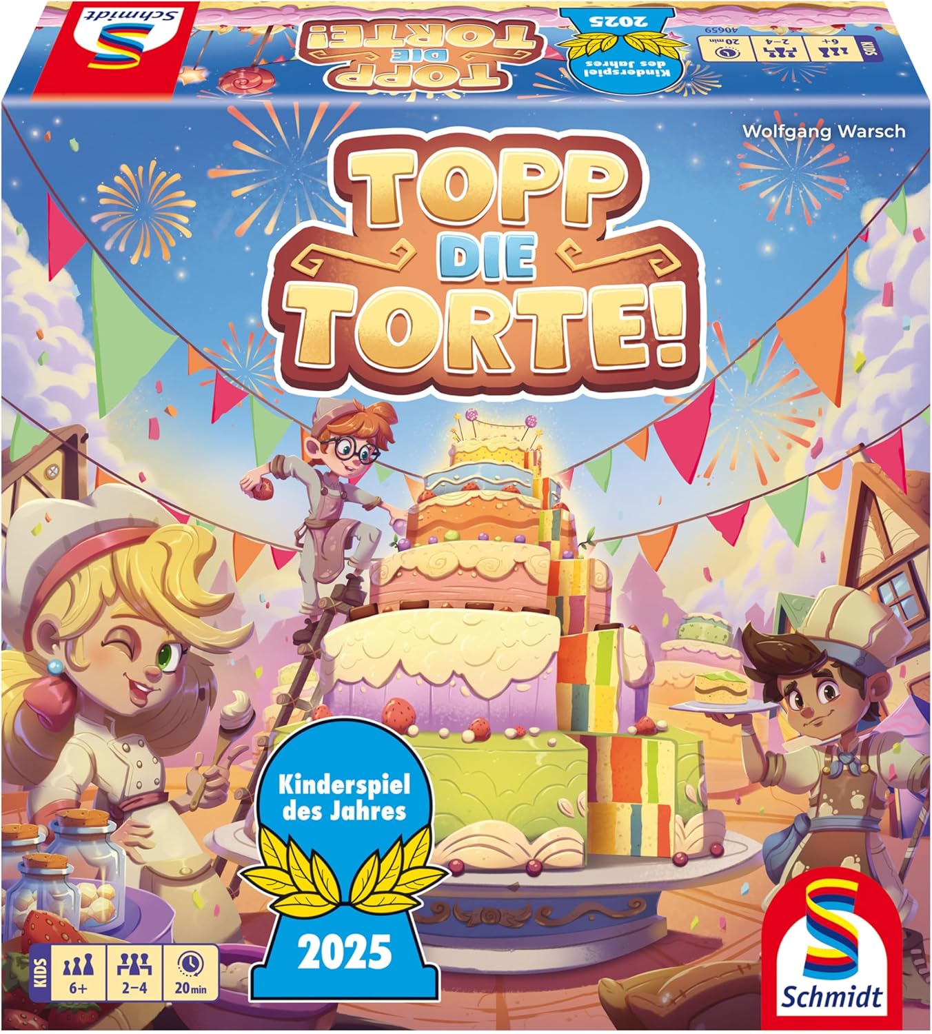 Schmidt Spiele 40659 Topp die Torte! Kinderspiel