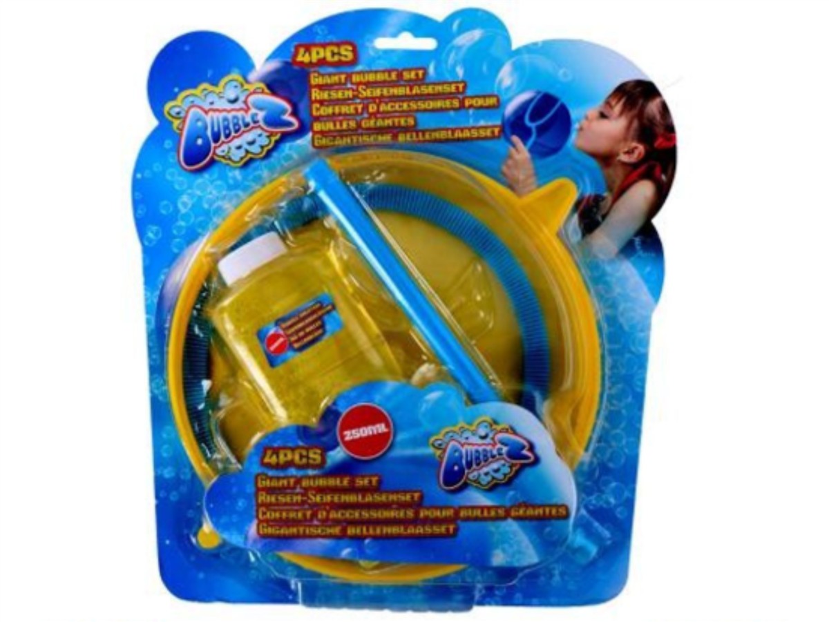 Bubble-Set, Riesen-Blasenset, Blasen-Zauberstab, Gelb, Plastikspielzeug