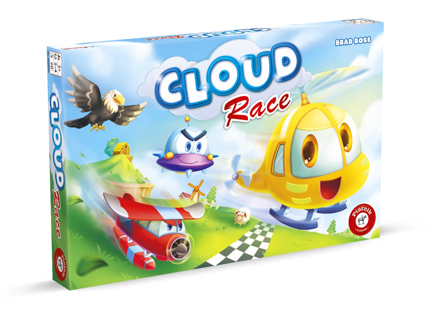 Piatnik - 6669 - Cloud Race: EIN Wettrennen, basierend auf dem Memo-Prinzip
