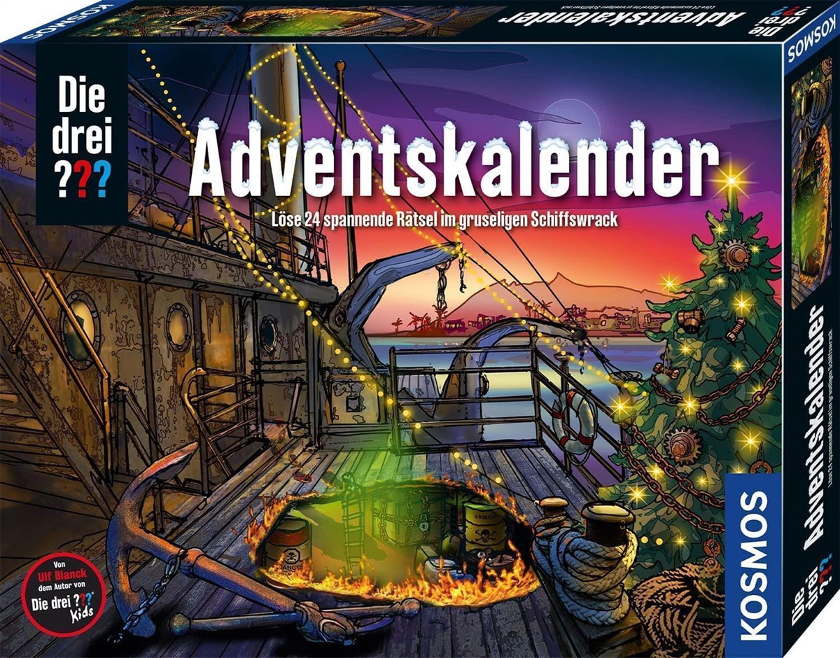 Advent calendar, Puzzle box, Schiffsdung, Weihnachtsdeko, Künstlerkollektiv
