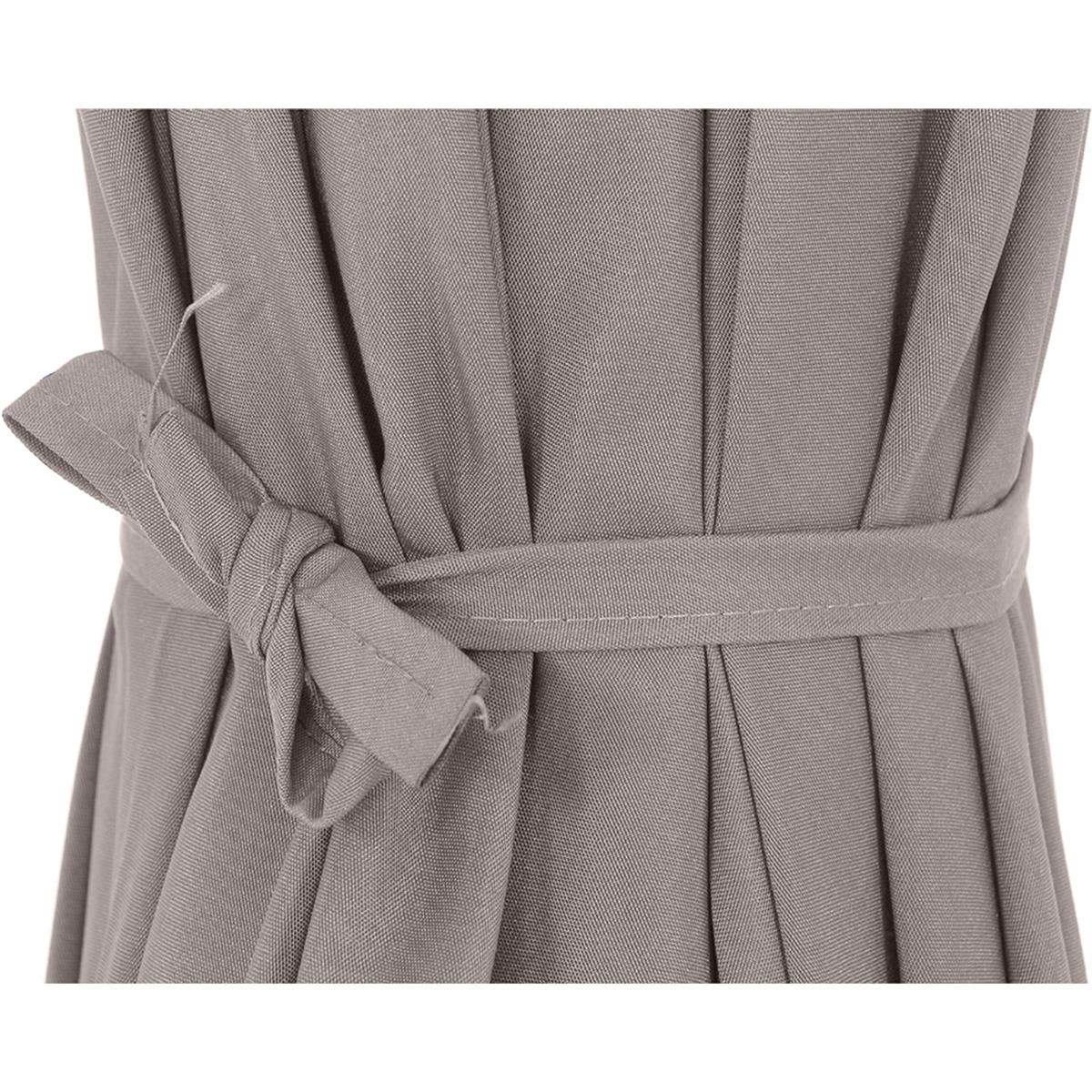 Siena Garden Marktschirm Avio 200 cm x 250 cm Taupe mit Kurbelmechanik