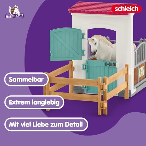 Schleich Horse Club 42569 Pferdebox Pferd Spielfigur Figur Spielzeug