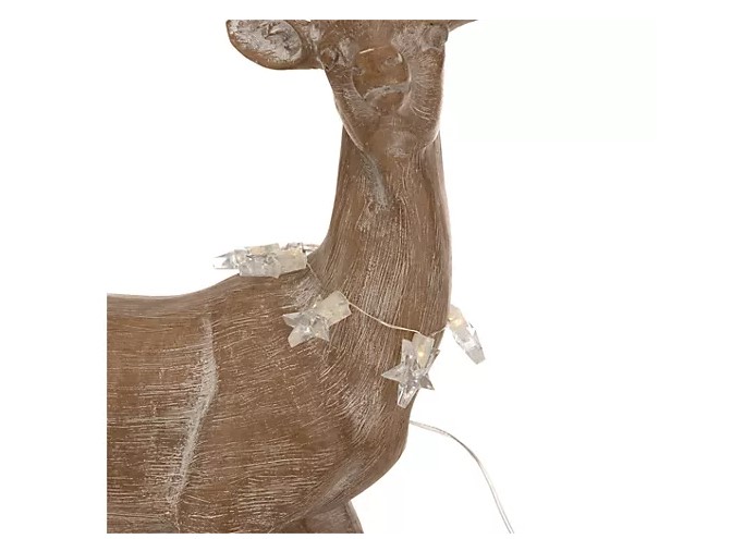 LUMIDA Xmas Deko Hirsch Aufstellfigur Dekohirsch Dekofigur Tierfigur