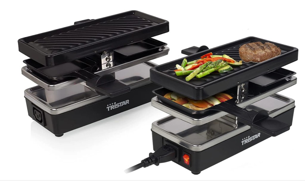 Tristar Raclette-Grill für 4 Personen RA-2742 800W 23,8x10,4cm Schwarz