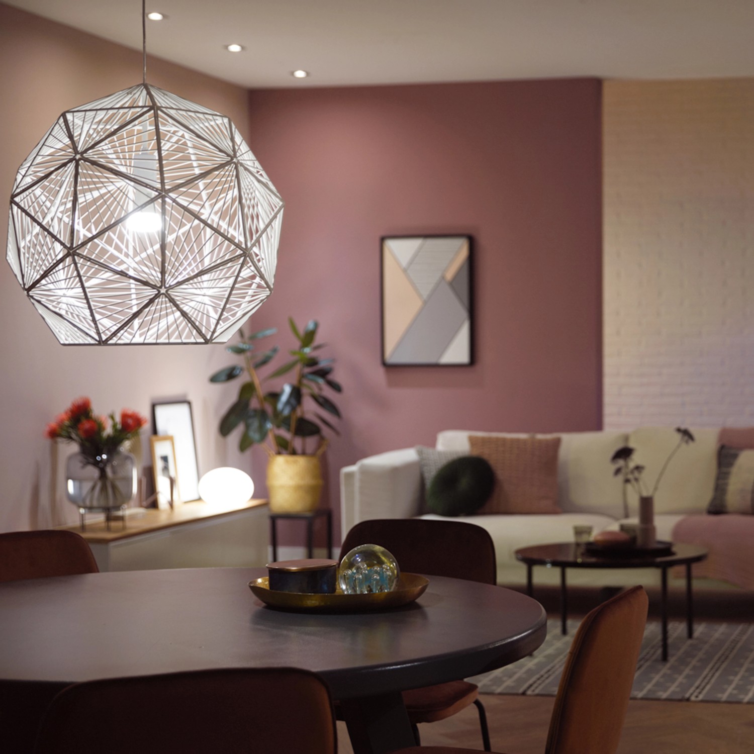 Philips Hue Starter Set 3x Leuchtmittel E27 inkl. Dimmschalter und Hue Bridge