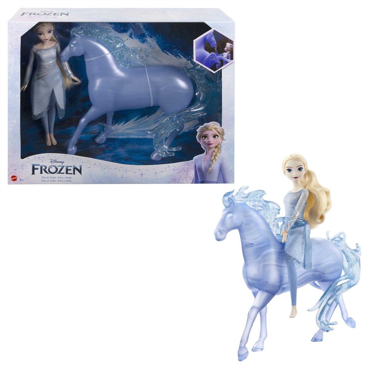 Puppe, Eiskönigin, Pferd, Elsa, Spielset