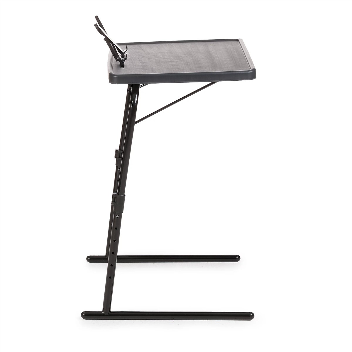 Laptopständer, Verstellbarer Ständer, Schreibtischzubehör, Metallrahmen, Graue Oberfläche