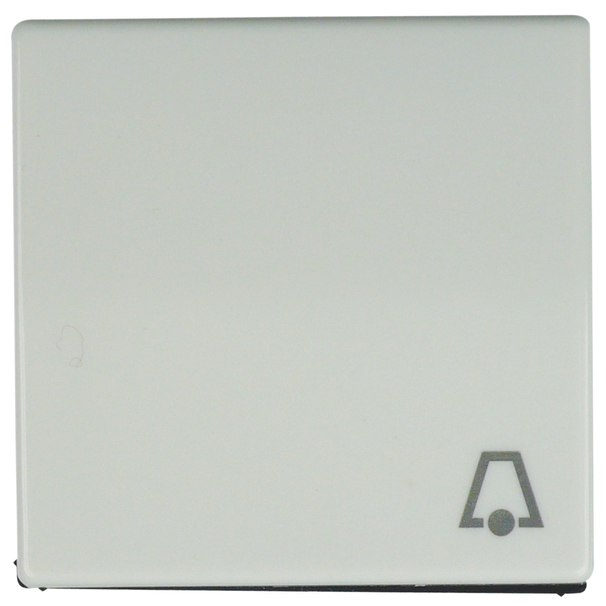 quadratisches Panel, weiße Oberfläche, flache Platte, minimales Design, Logomark