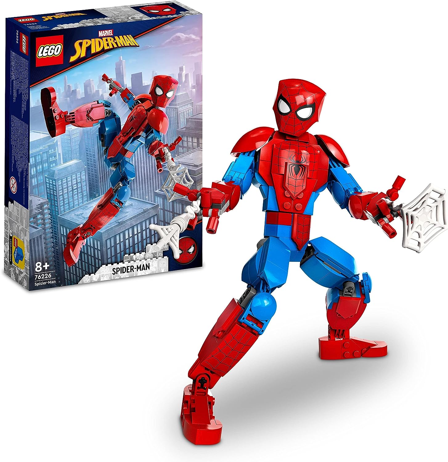 LEGO Marvel Spider Man 76226 Figur Action Spielzeug Superhelden Actionfigur Fanartikel Bausteine Set Spielzeug für Kinder