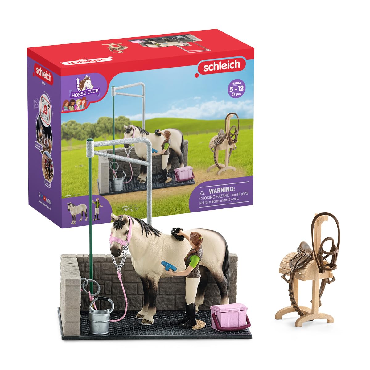 SCHLEICH - Waschbox für Pferde - 42104 - Horse Club Sortiment