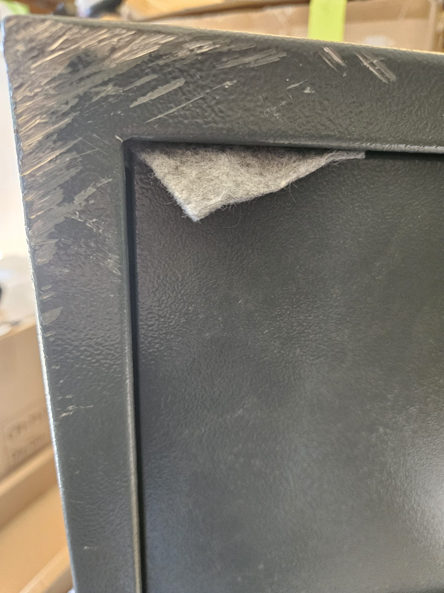Werkzeug, Stahlelement, Paneel, Kantenkratzer, Filzmaterial