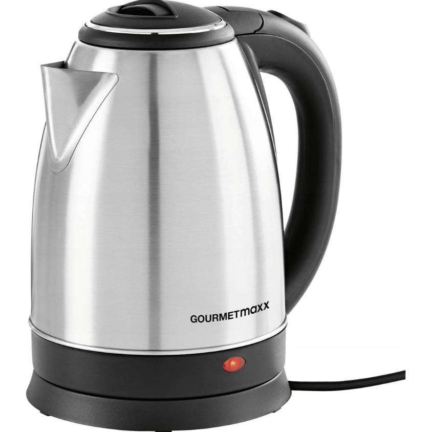 Wasserkocher gourmetmaxx 1500 w 1,8 l Stahl silber