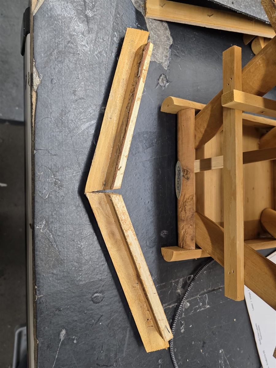 Holz, Holzbalken, Fragment, Werkzeug, Möbelrahmen