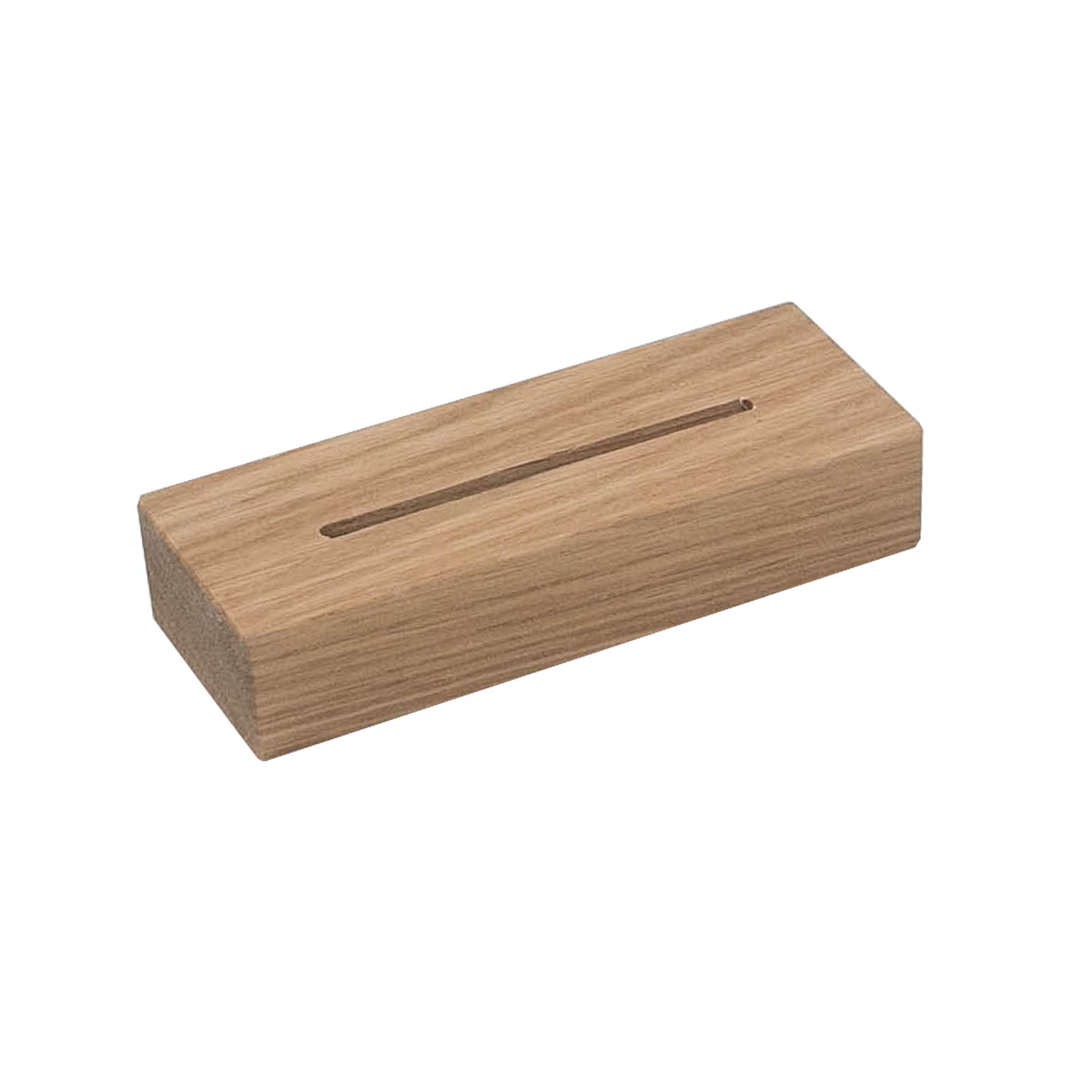 HMF 10x Acryl Tischaufsteller mit Holzfuß DIN A5 Querformat