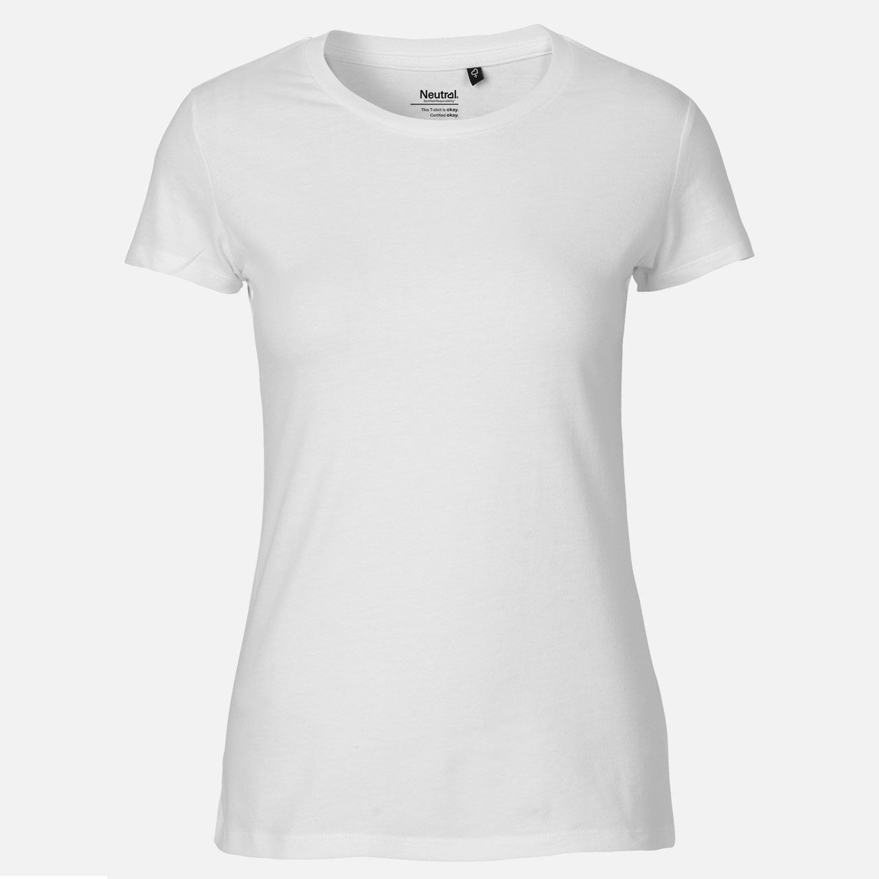 Neutral® Ladies Fit T-Shirt - Bio-Baumwolle Weiss Weiß 2XL