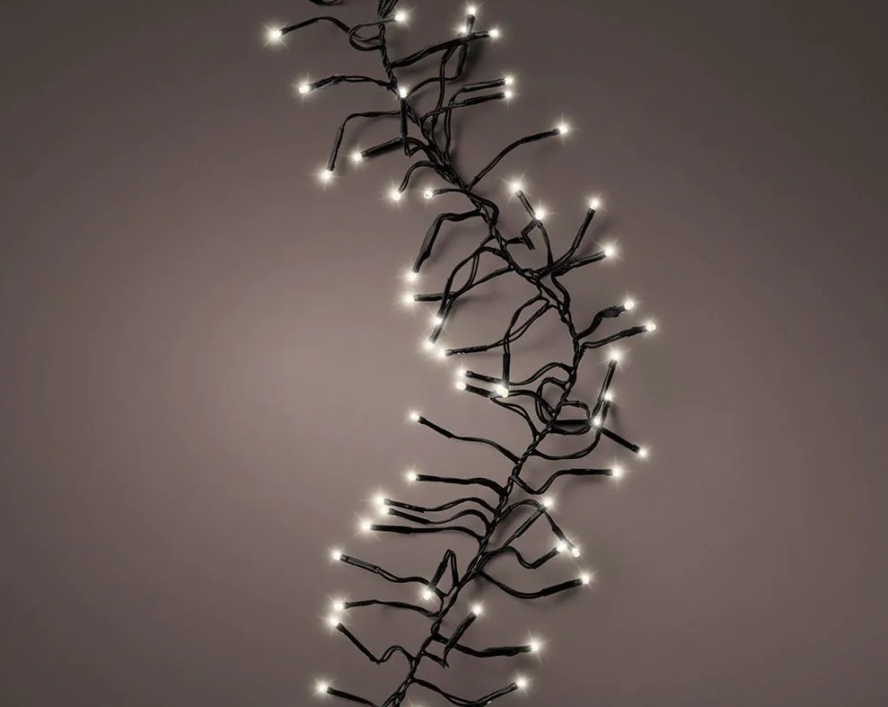LED Cluster Lichterkette warmweiß Weihnachten Xmas Deko
