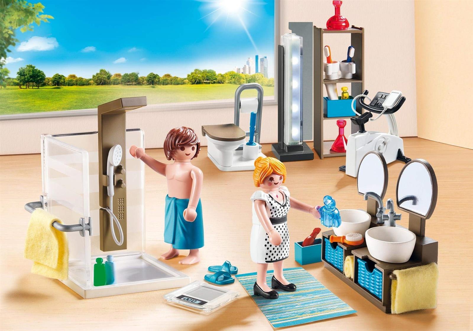 PLAYMOBIL City Life 9268 Badezimmer Mit Lichteffekten Spielzeug