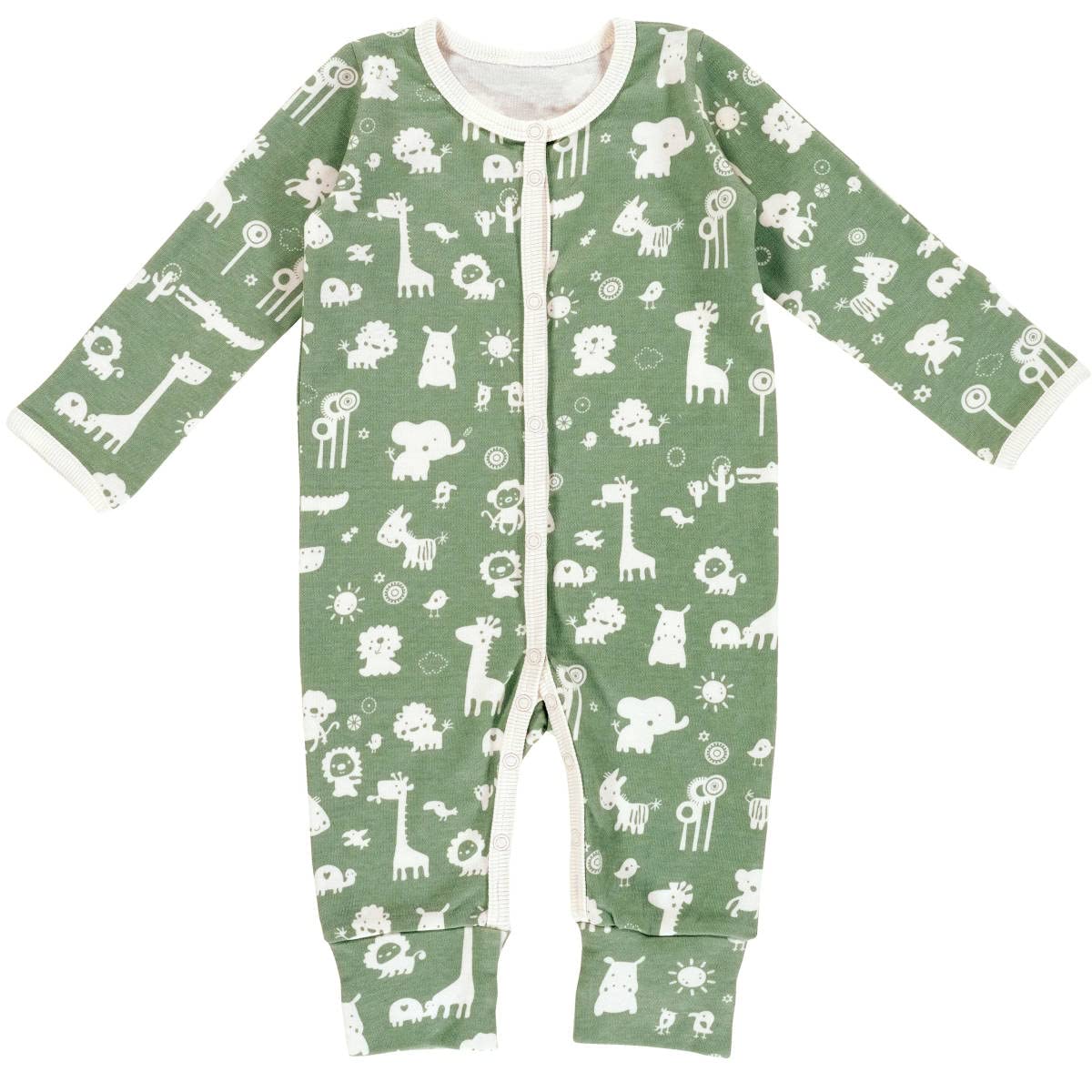 Alvi 481040603 Pyjama Baby Schlafanzug Baby Schlafstrampler | Babykleidung Kinderschlafsack Babyschlafsack Schlafsack Neugeborene Kleinkinder Gr. 68
