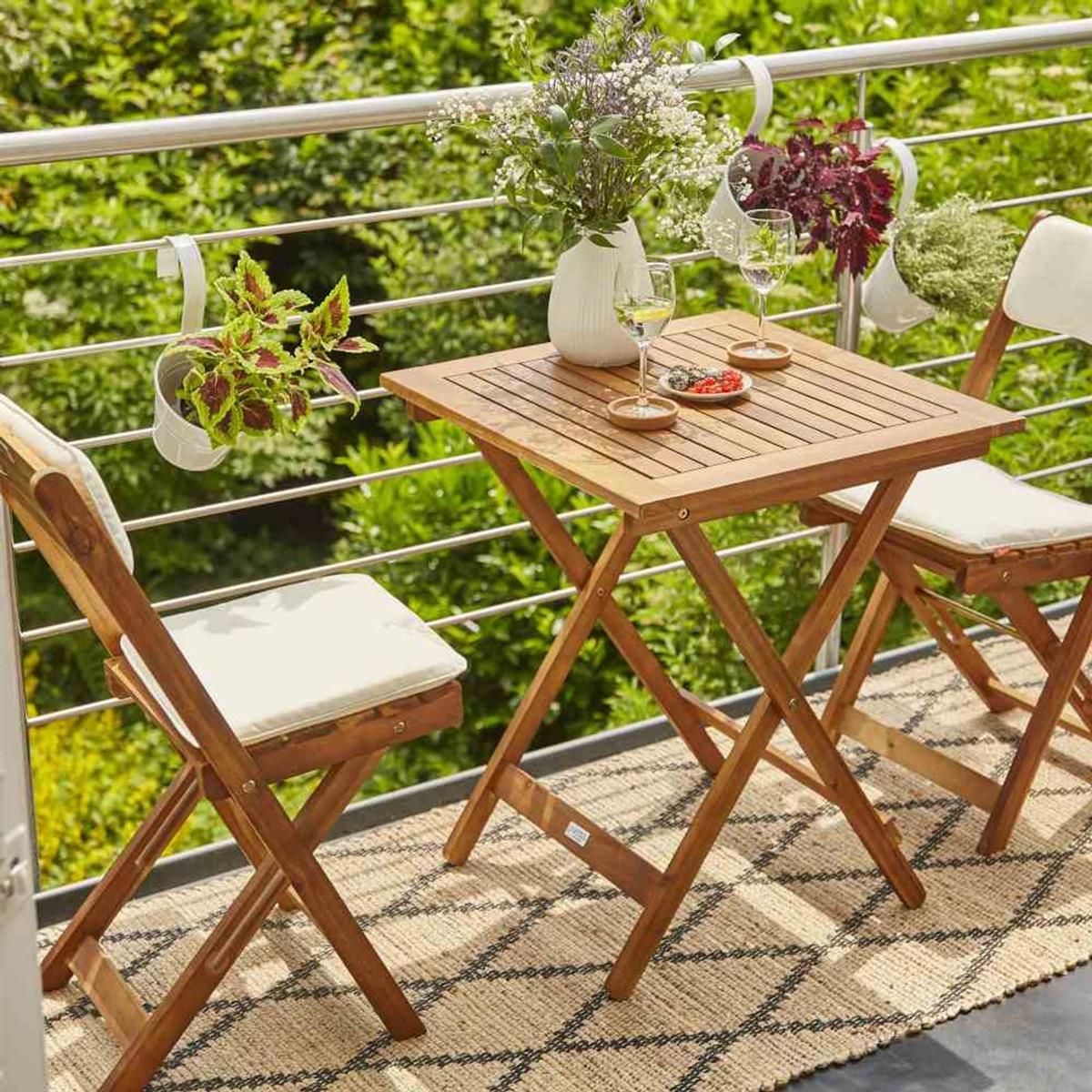 Siena Garden Balkon Set Almeria 3 teilig FSC