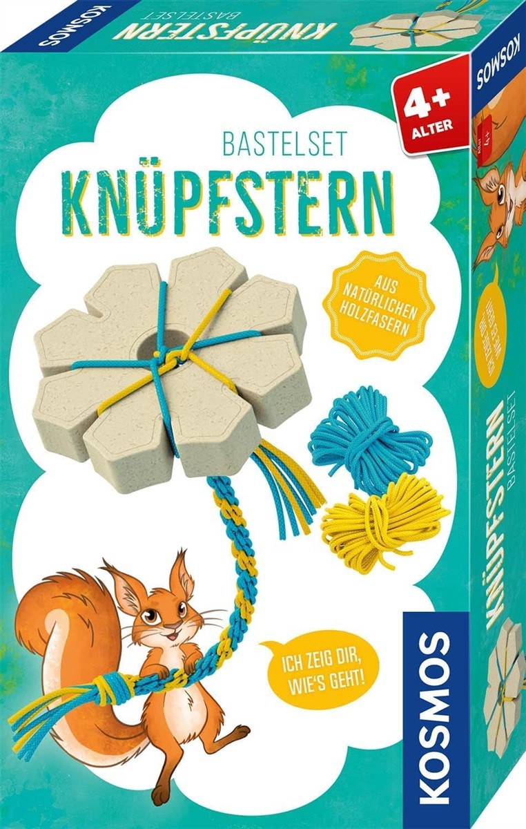 Knotenkugel, Kordelspiel, Holzwolle, Heimwerker-Set, Spielzeugset