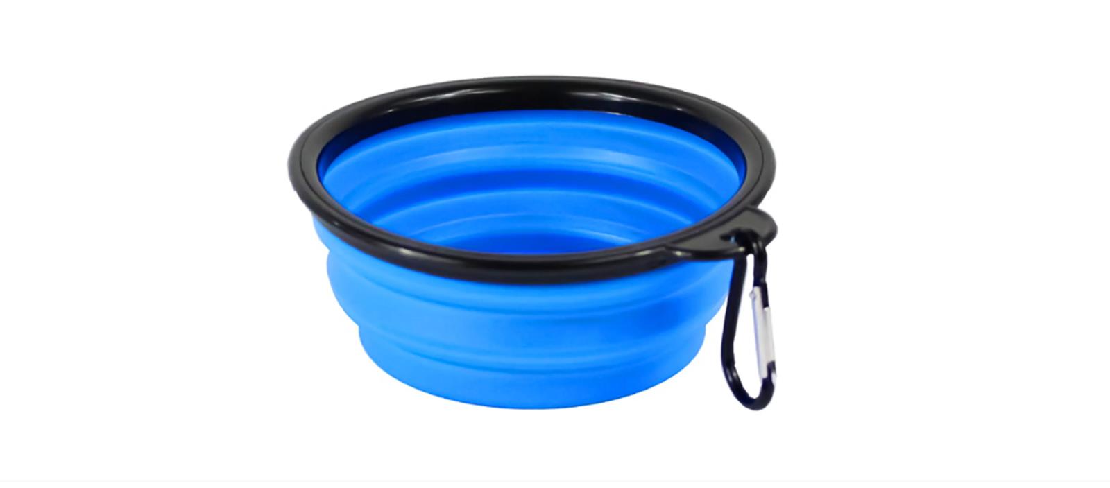 2in1 HUNDEFLASCHE 350ml + 250g Futter tragbar Haustierflasche Tierflasche