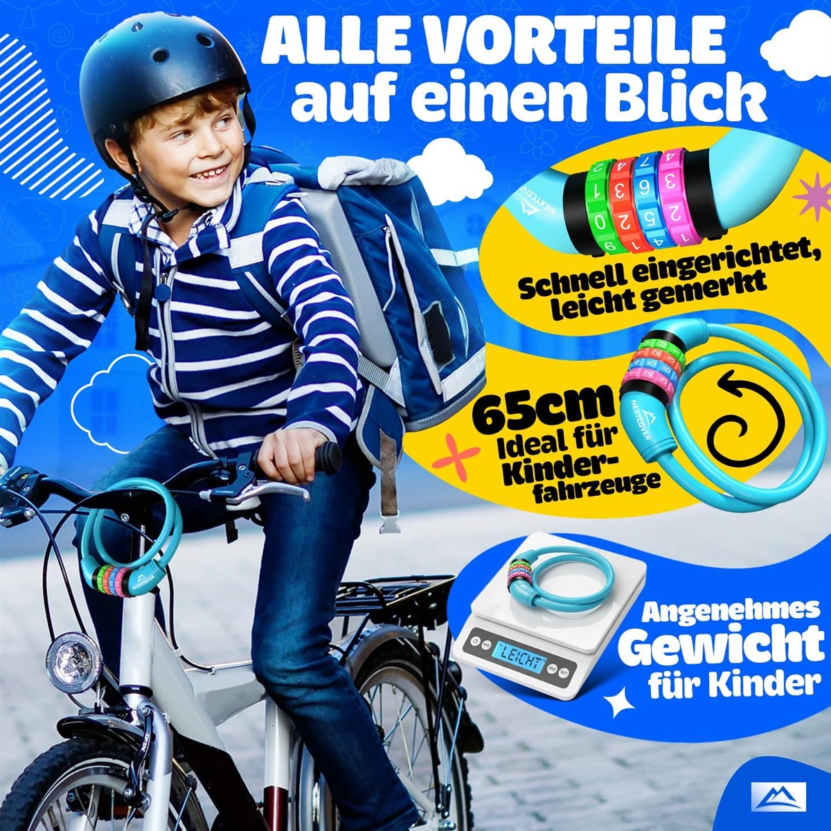 Kinderrad, Helm, Mehrfarbig, Buntes Spielzubehör, Kinderfahrrad-Zubehör