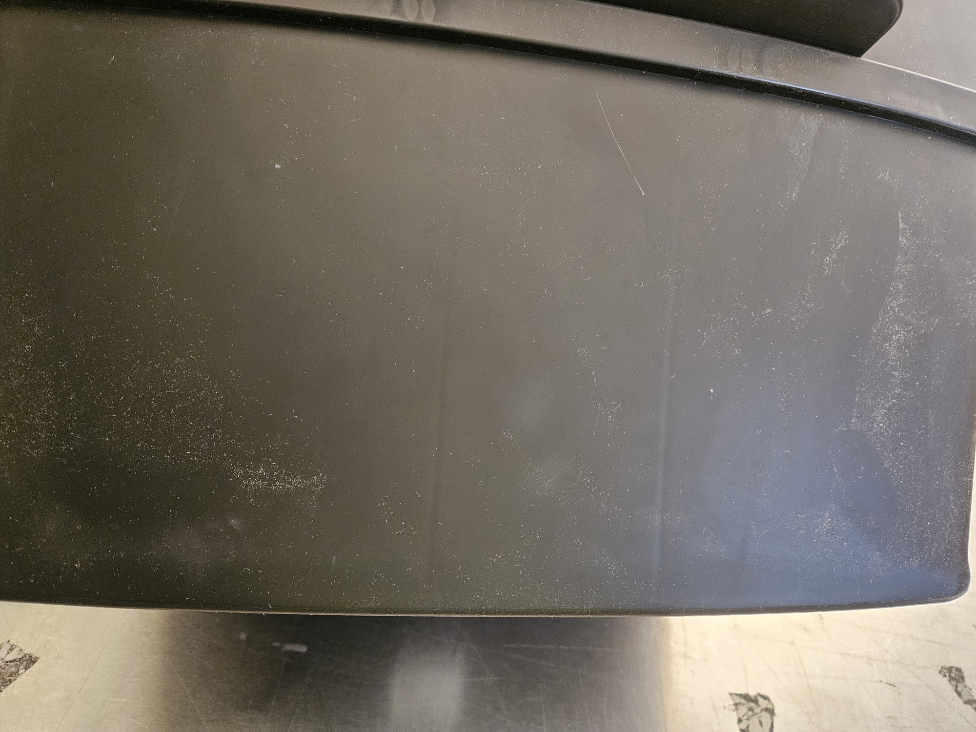 black surface, dusty, stain, tabletop, scratches