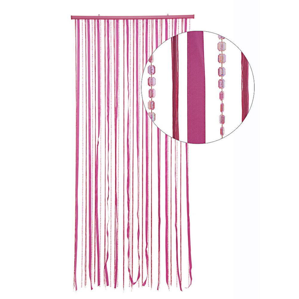 Türvorhang STOFFBÄNDER & PAILLETTEN, verschiedene Farben, Material: Kunststoff, Größe: 90 x 180 cm -