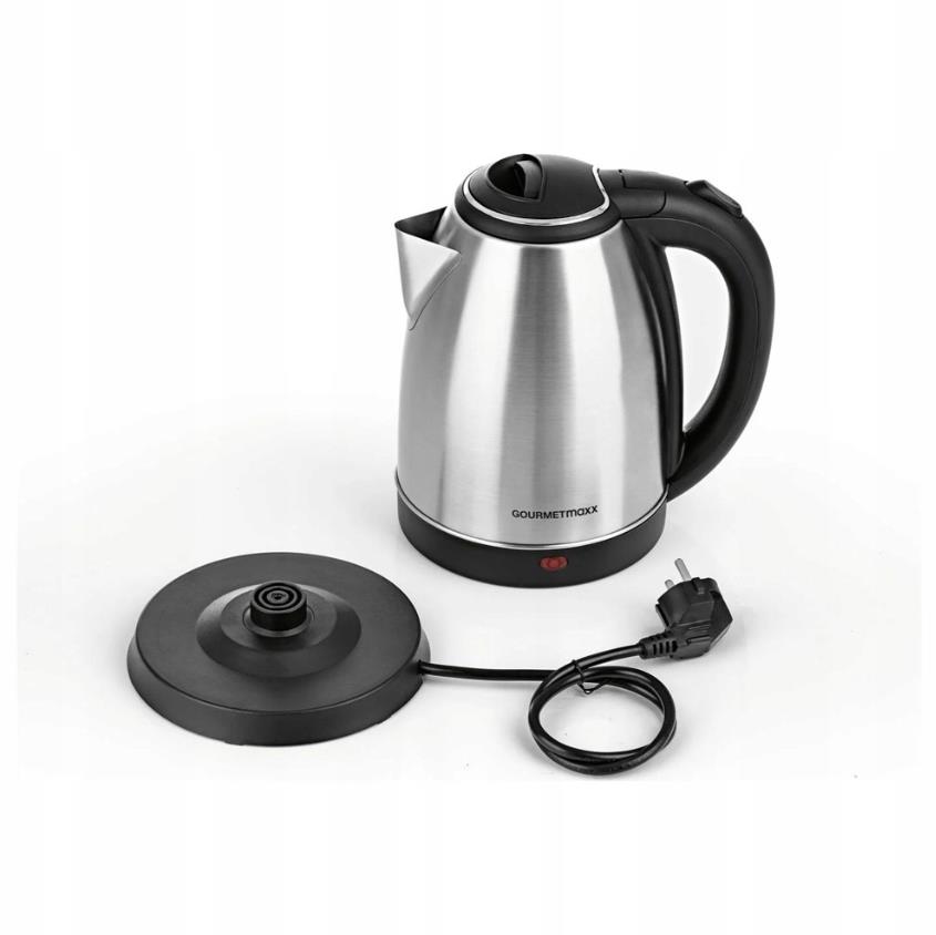 Wasserkocher gourmetmaxx 1500 w 1,8 l Stahl silber