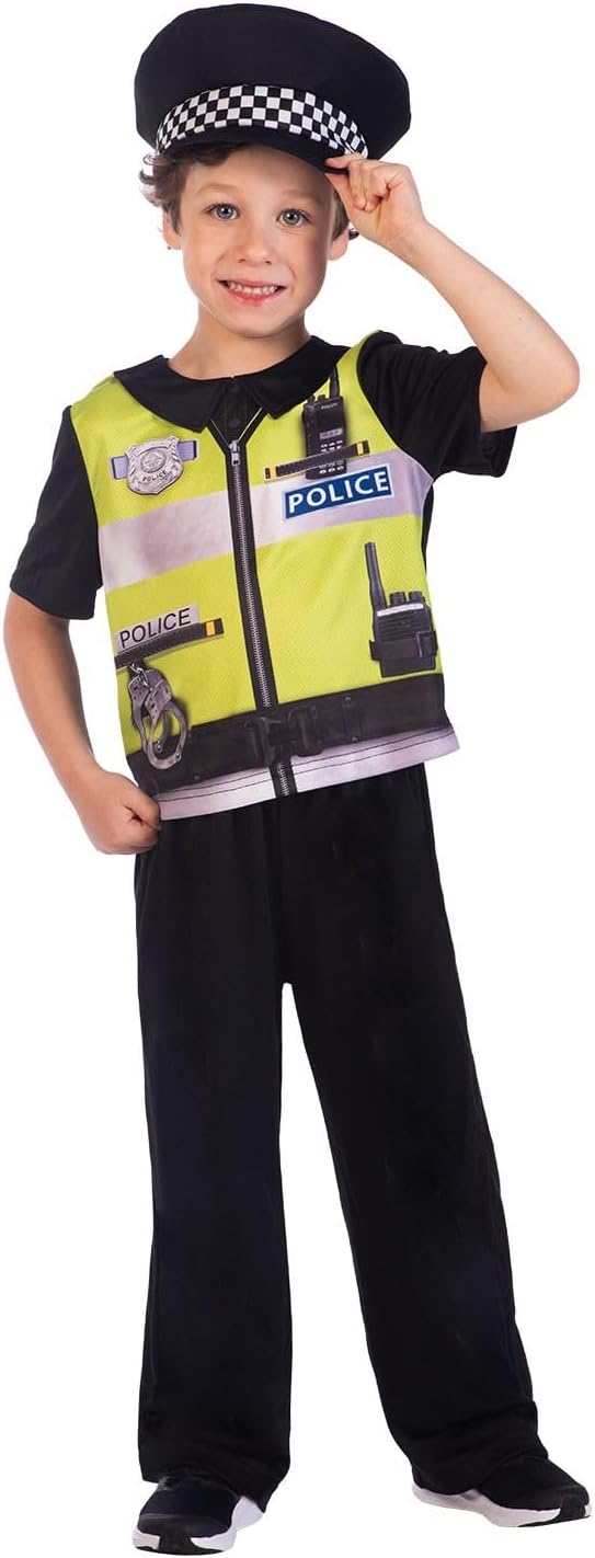 amscan Jungen 9910145 Dress Up, schwarz und gelb Größe 104