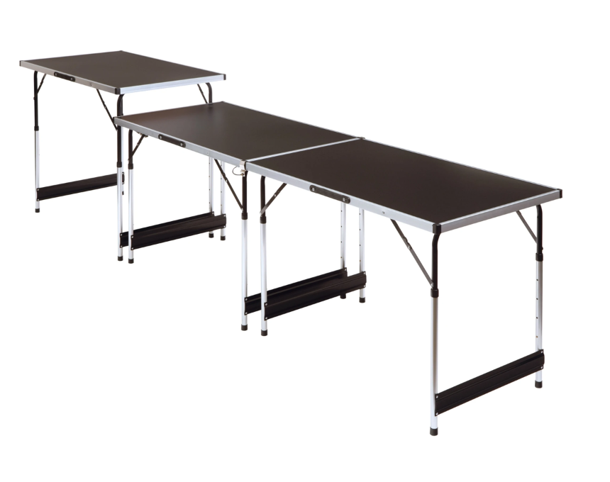 LUX MFT 4 S Multifunktionstisch Aluminium 3 teilig