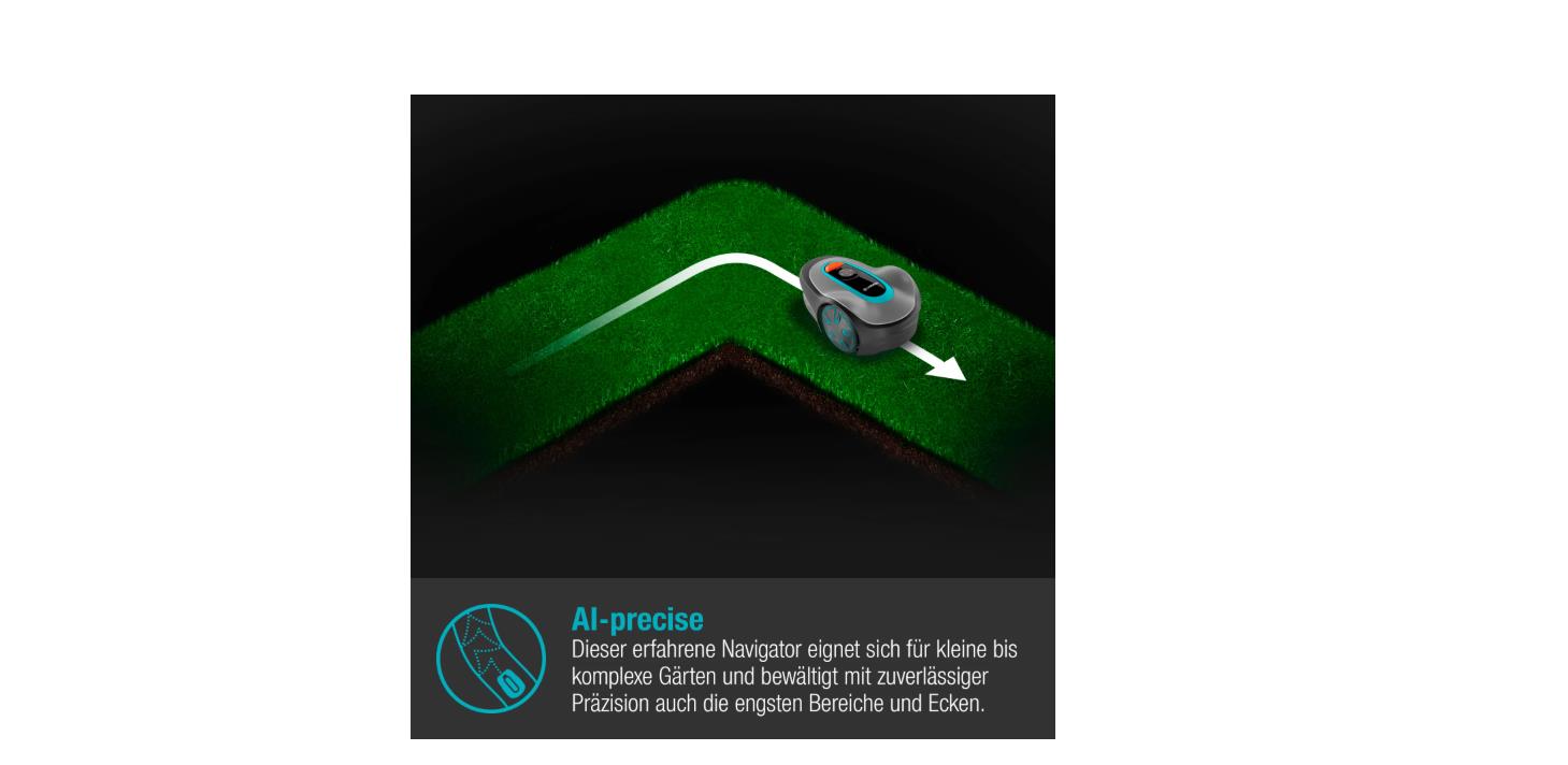 Gardena Mähroboter Sileno minimo 250 m² Gartenmähroboter Rasen mähen