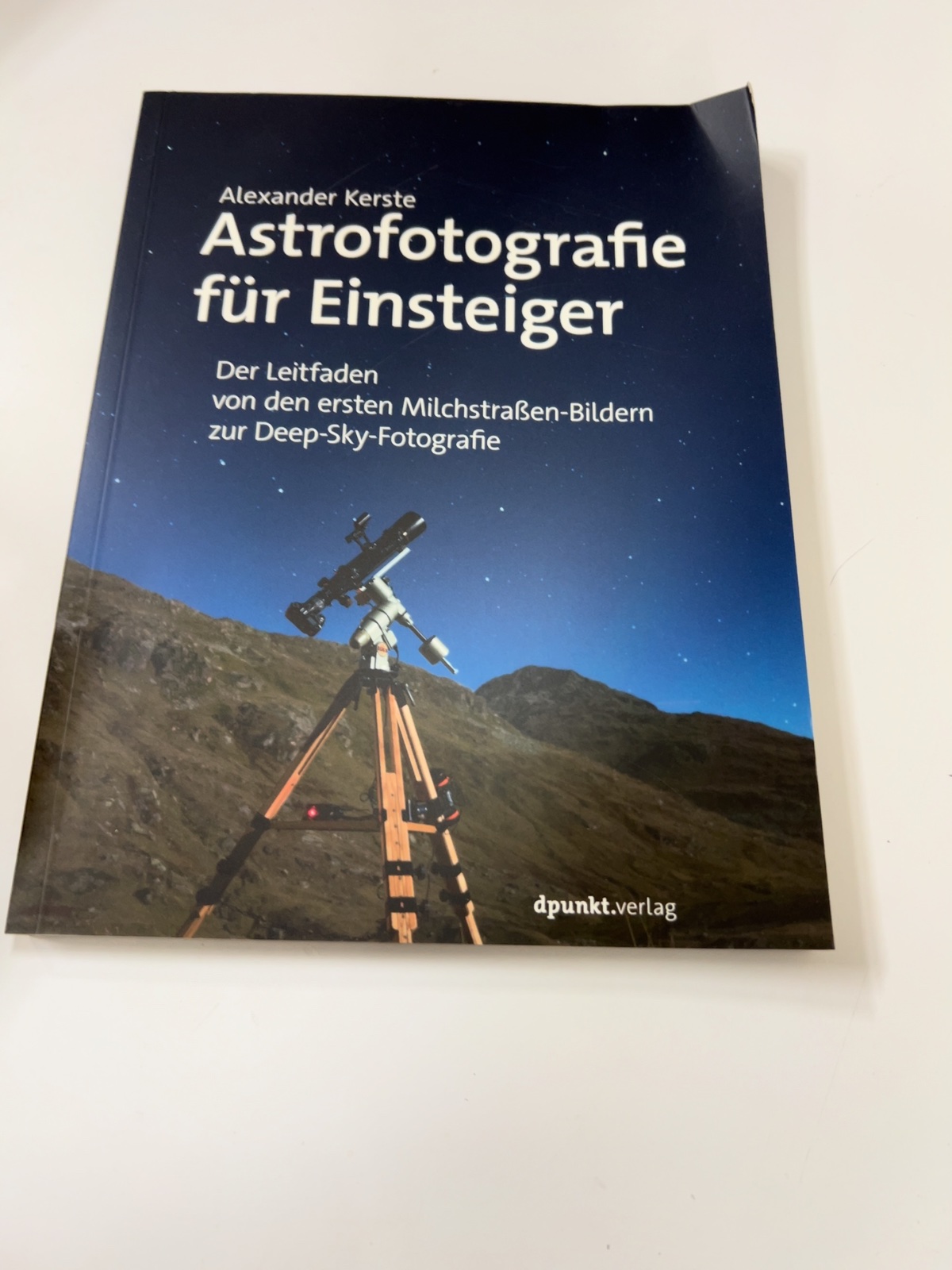 Teleskop, Astrofotografie, Buch, Milchstraße, Stativ