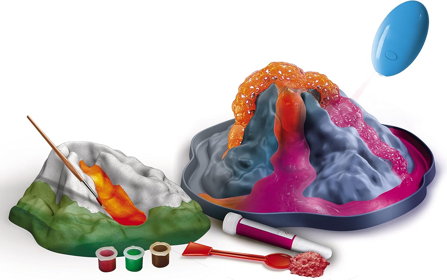 Clementoni Galileo 59261 Nachtleuchtender Vulkan Experimentierkasten