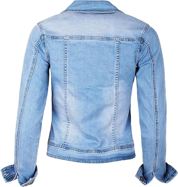 Fraternel Damen Jacke Jeansjacke Denim Jacket talliert Stretch Gr. 42/XL