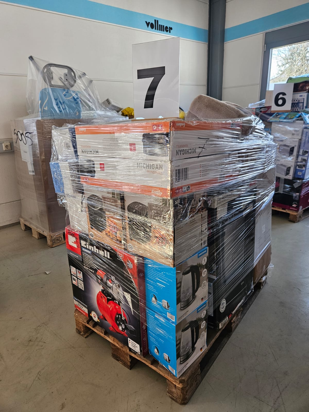 1x Palette Elektro Haushalt Mix Restposten Sonderposten Palettenware #P6