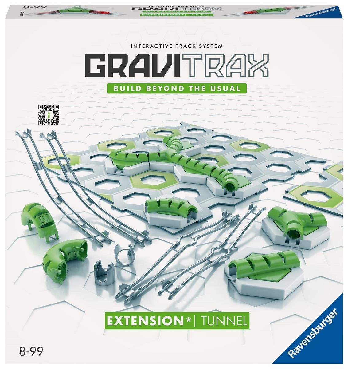 GRAVITRAX, Extension Tunnel, Hexagonal plates, Green pieces, Track system