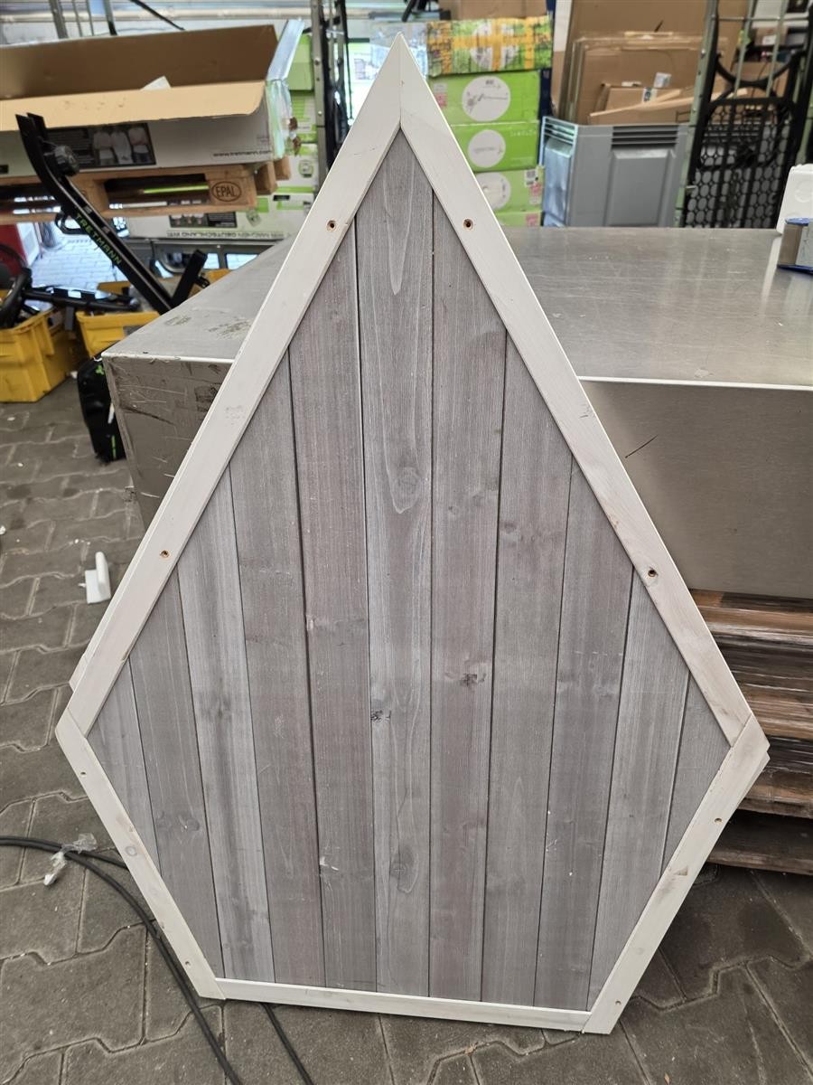 Holzoptik, Paneel, Dreieckig, Wandverkleidung, Grau
