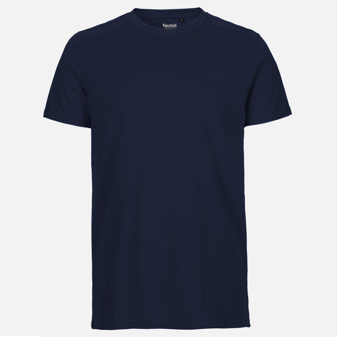 T-Shirt, Kurzarm, Uni, Navy, Kleidung
