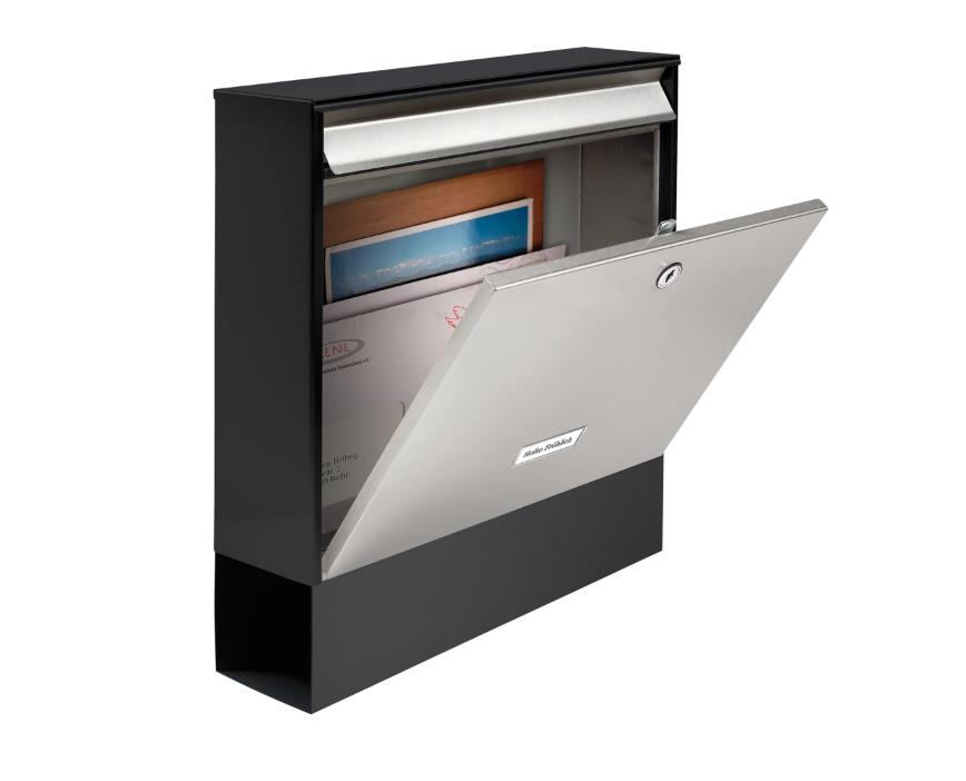 Burg Wächter Briefkasten Black & Steel Oxford-Set 68770 B+S
