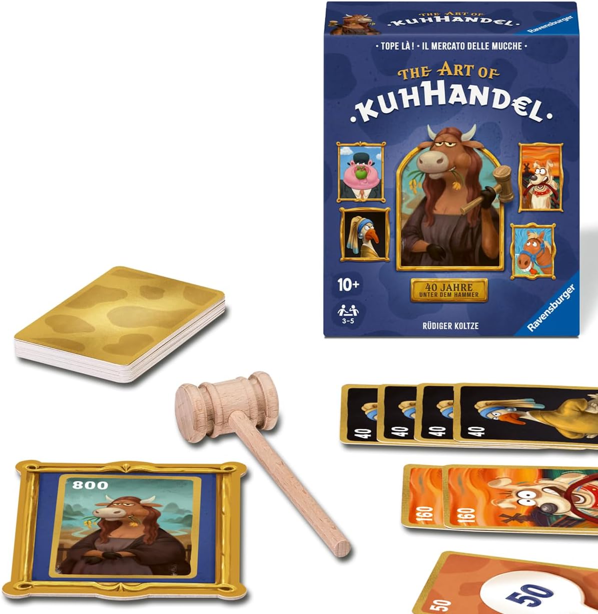Ravensburger 23025 KUHHANDEL D/F/I Kartenspiel Gesellschaftsspiel