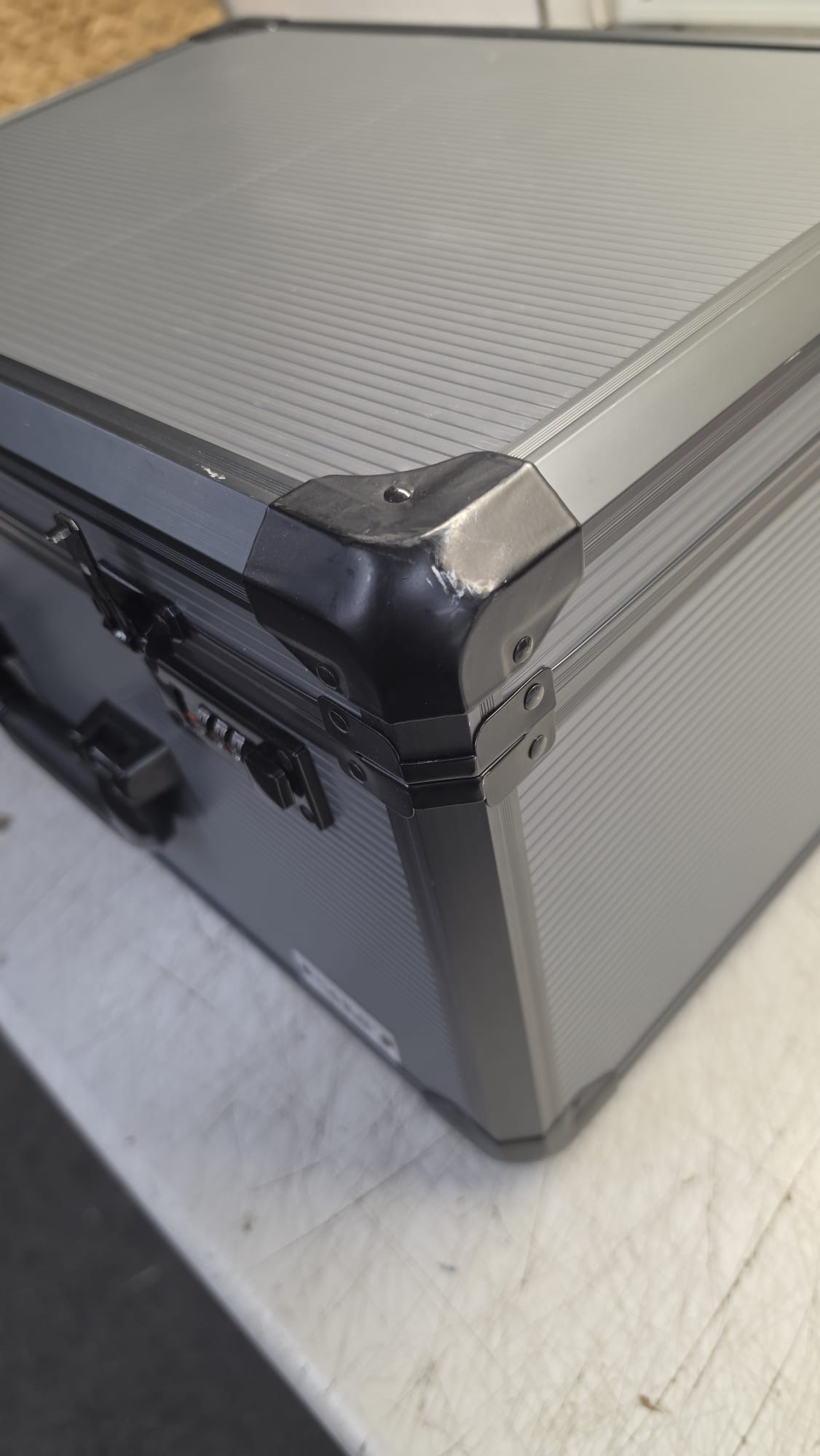 koffer, trolley, rollex, metall, robust