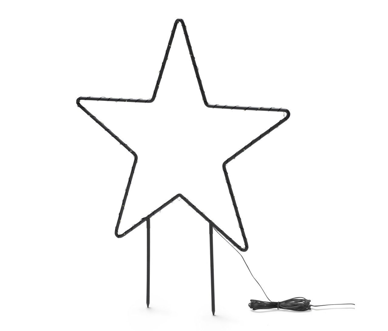 LED-Outdoor-Stern aus Metall groß Weihnachtsdekoration Outdoordeko