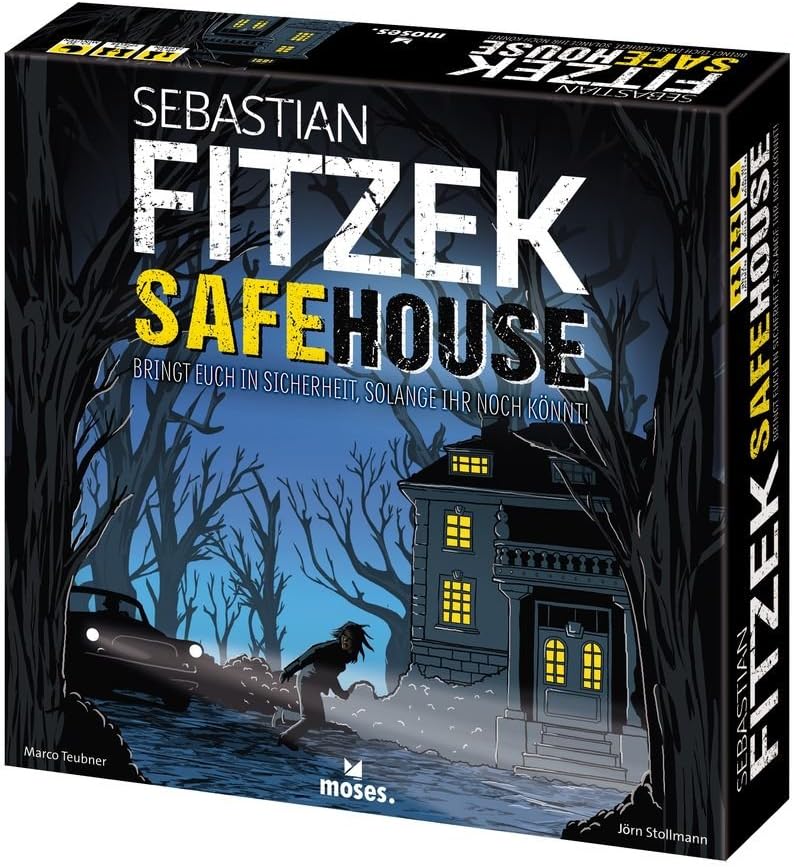 Moses 90288 Sebastian Fitzek Safehouse Krimi Brettspiel Gesellschaftsspiel Familienspiel