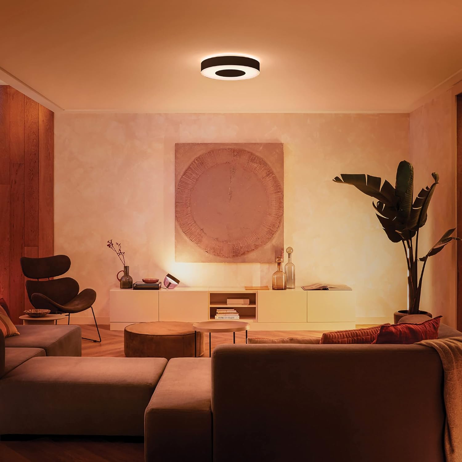 Philips Hue White & Color Ambiance Infuse Deckenleuchte LED satiniert