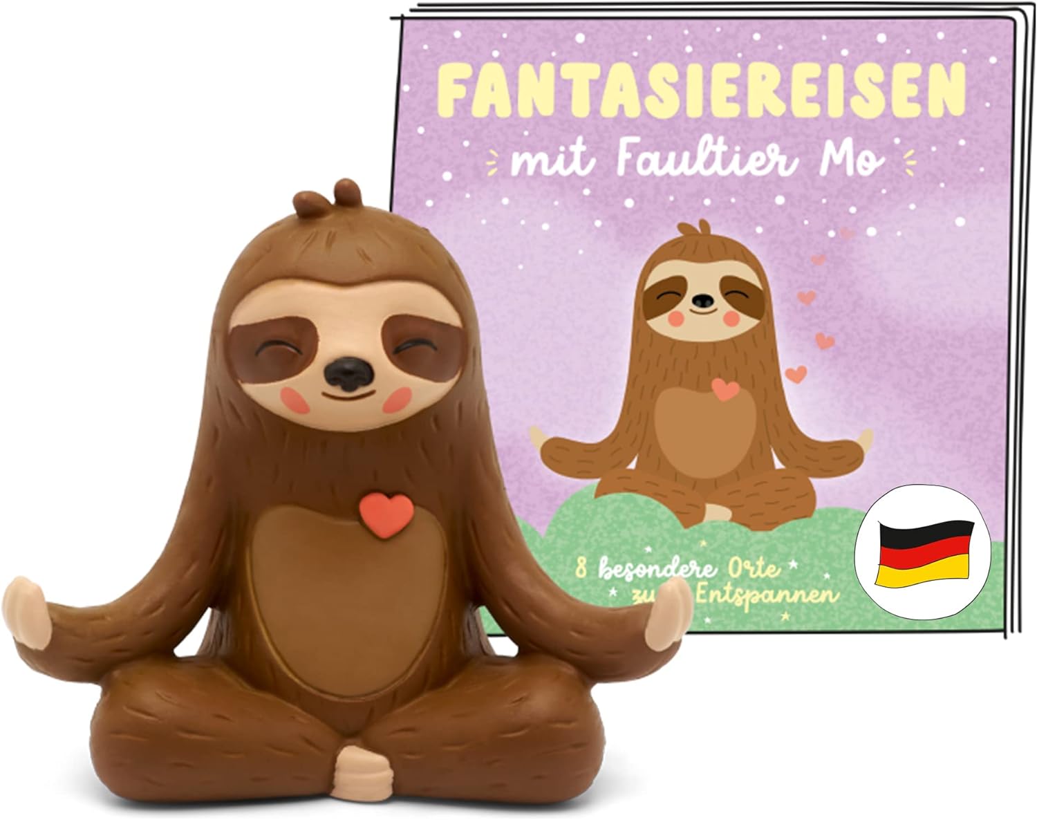 Tonies Hörfiguren für Toniebox 10000601 Traumreisen für Kinder Fantasiereisen mit Faultier Mo Hörbuch Hörspiel