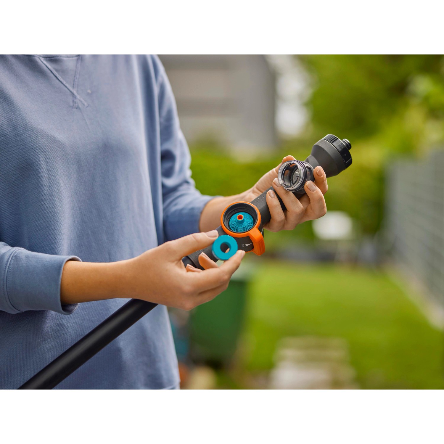 Gardena Cleansystem Stiel M 150 cm Anthrazit