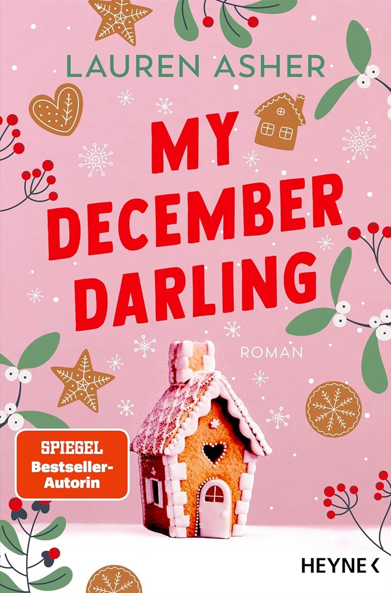 Buch, Romane, Weihnachten, Dekoration, Kekshaus