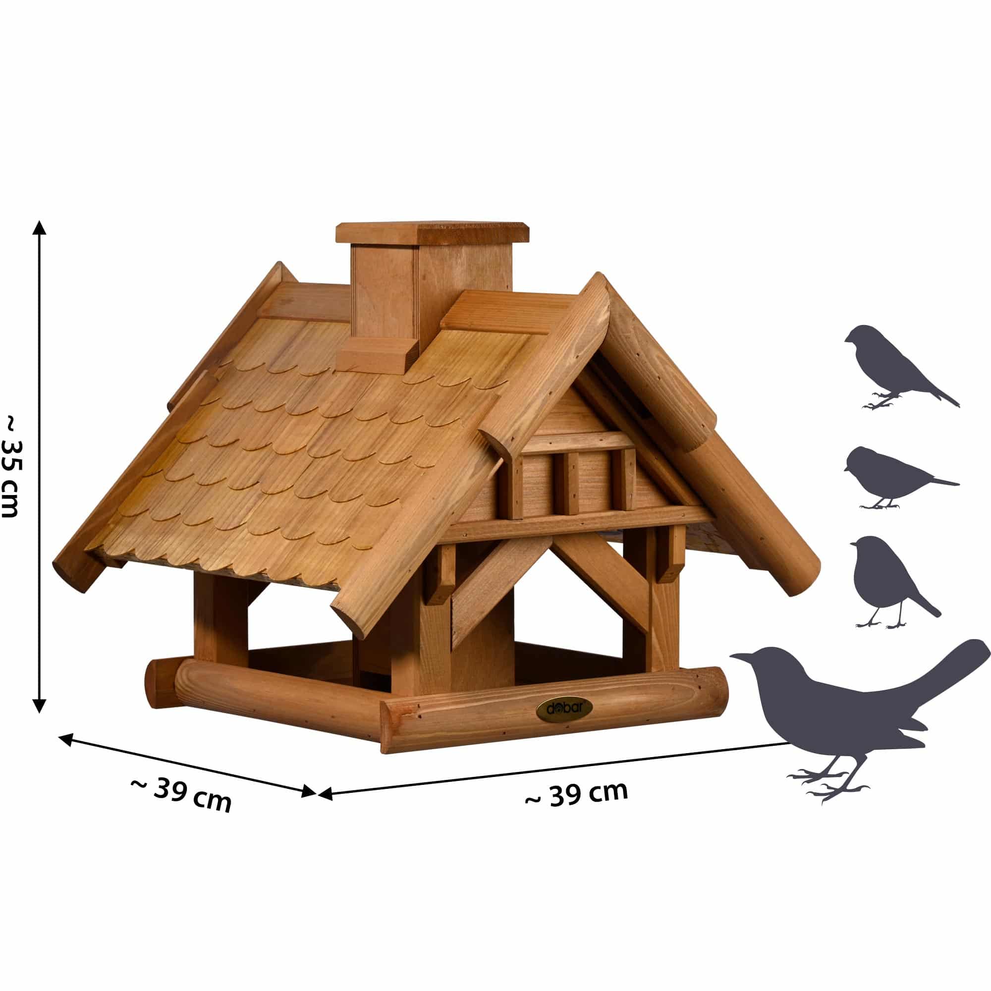 Dobar Vogelhaus Vogelvilla Vogelfutterhaus Futterhaus #D256
